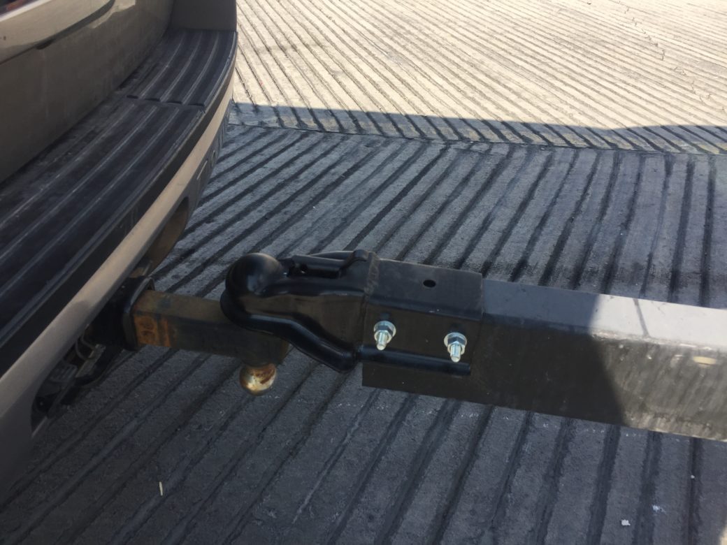 trailer hitch extension sailboat